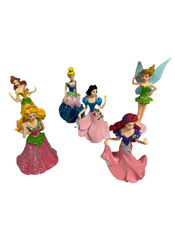 Princess figurine set , perfect to use as cake topper