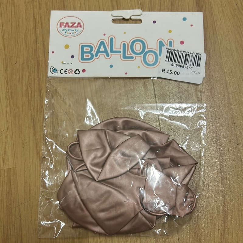 Party Balloon Rose Gold 10pcs