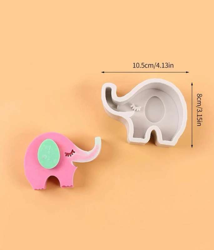 Silicone Mould Soap Candle Elephant