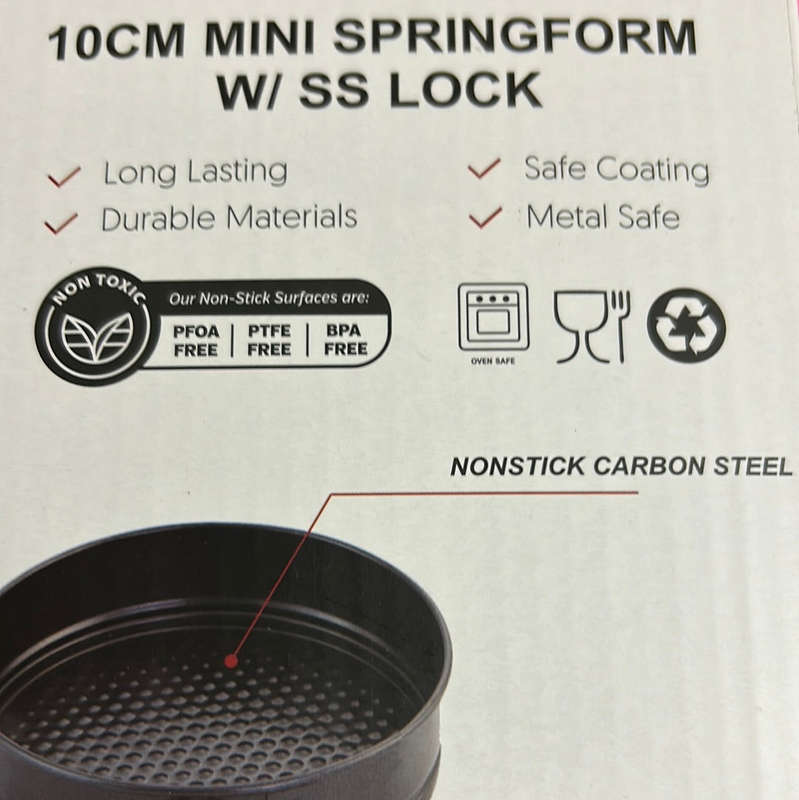 3pcs Cake Pan Mini Springform