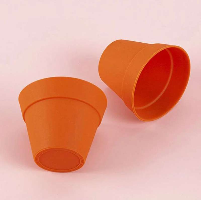 Silicone Mould Cement Pot Pudding 6pcs