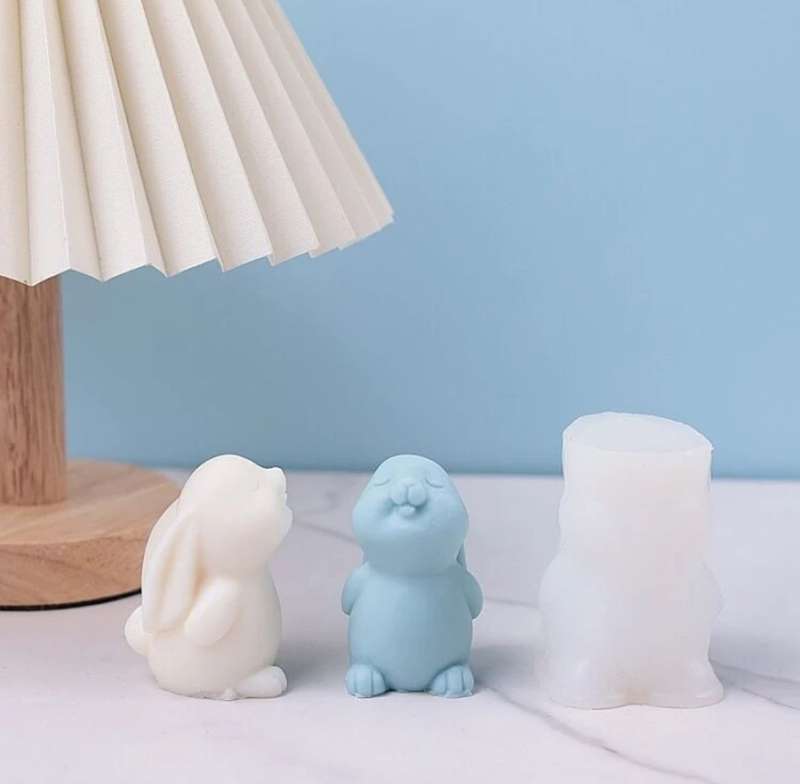 Silicone Mould Candle 3d Rabbit