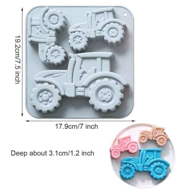 Silicone Mould Chocolate Tractor