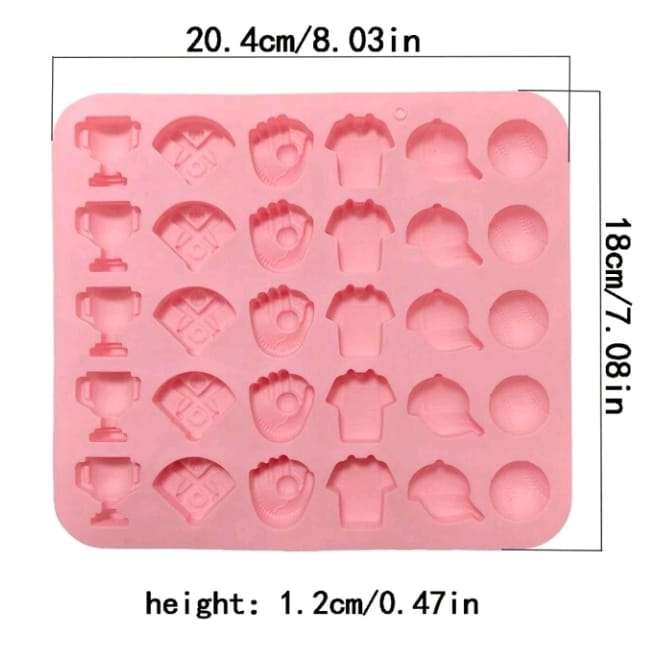 Silicone Mould Chocolate Sport