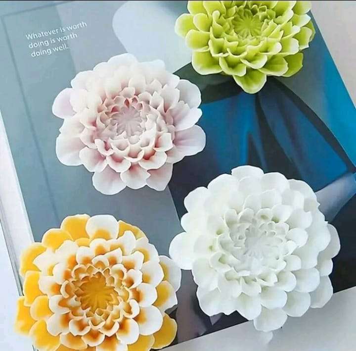 Silicone Mould Dahlia Flower