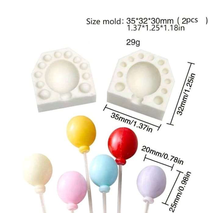Silicone Mould 3d Lollipop Balloon
