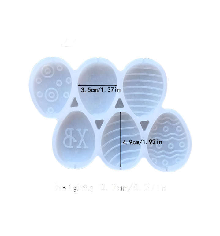 1pc Silicone Mould Easter Egg Lollipop