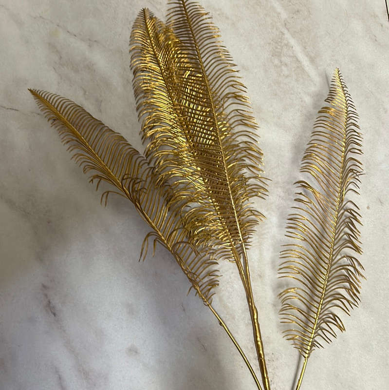 Artificial Fern Stem Gold