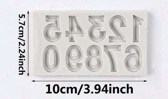 Silicone Mould Number