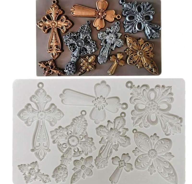 Silicone Mould Cross