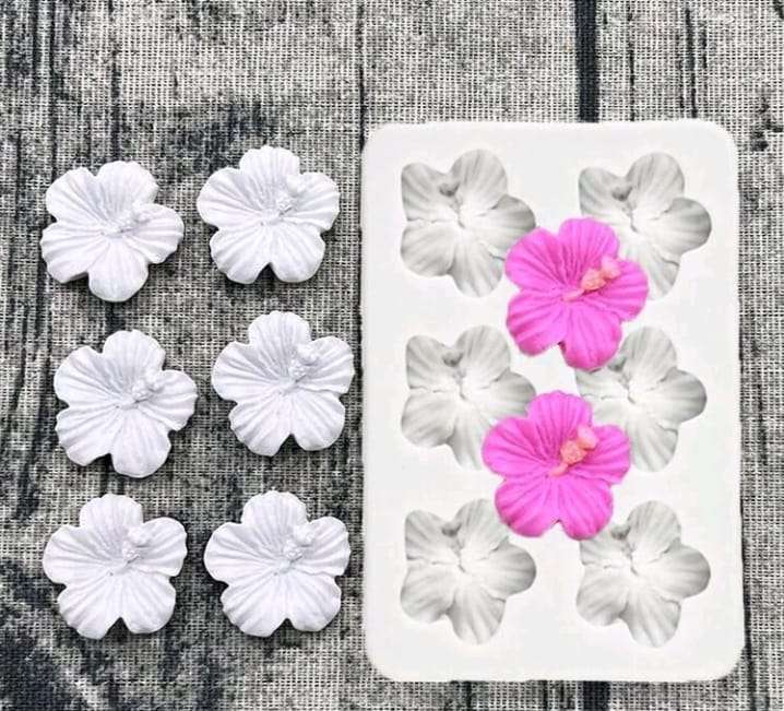 Silicone Mould Flower Mini Rose Camellia
