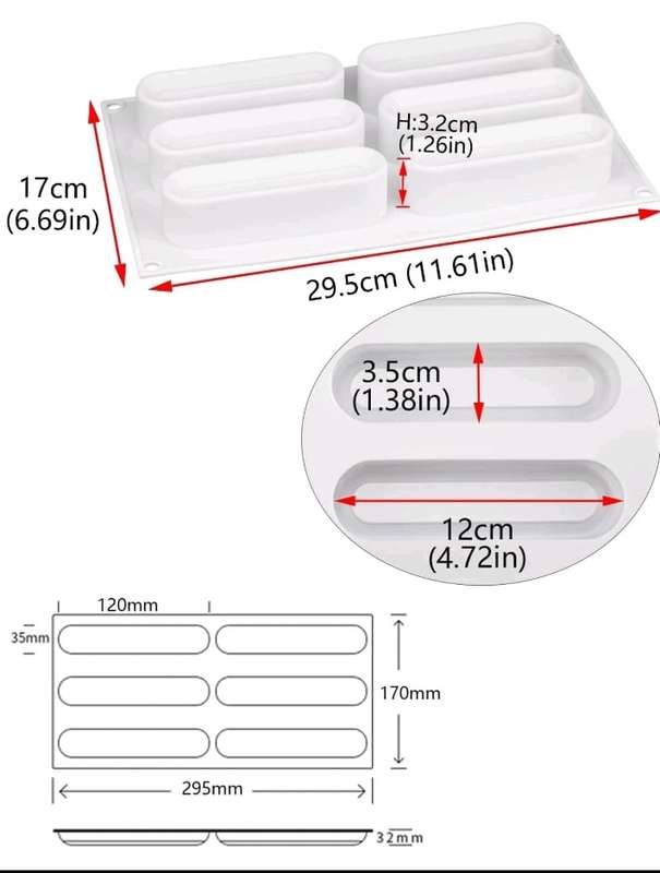 Silicone Mould Pudding Tray