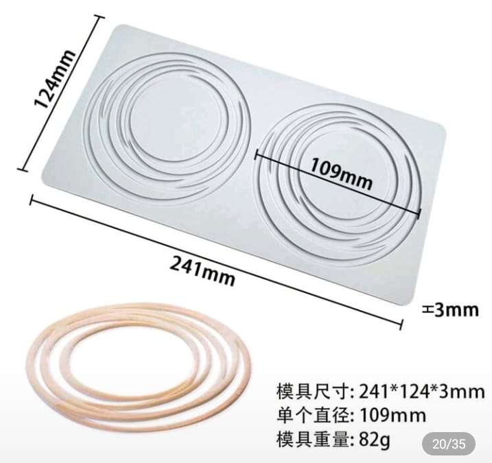 Silicone Mould Chocolate Lace Coil