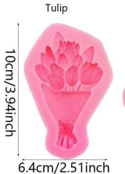 Silicone Mould Flower Tulip