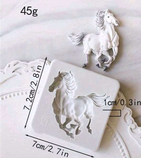 Silicone Mould Running Horse