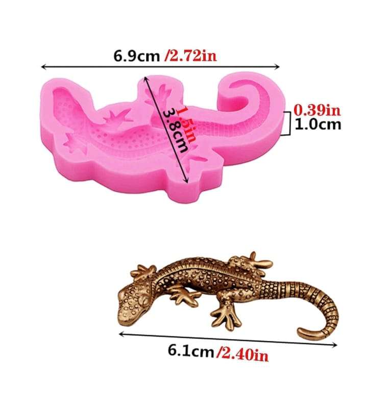 Silicone Mould Lizard Gecko