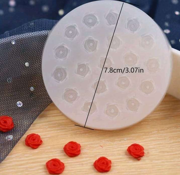 Mini Roses Flower Silicone Mould