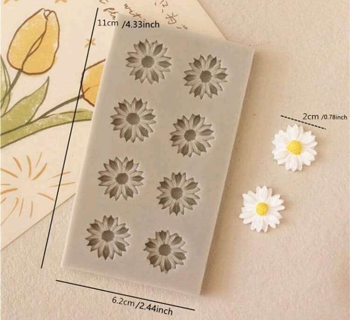 Mini Sunflower Flower Silicone Mould
