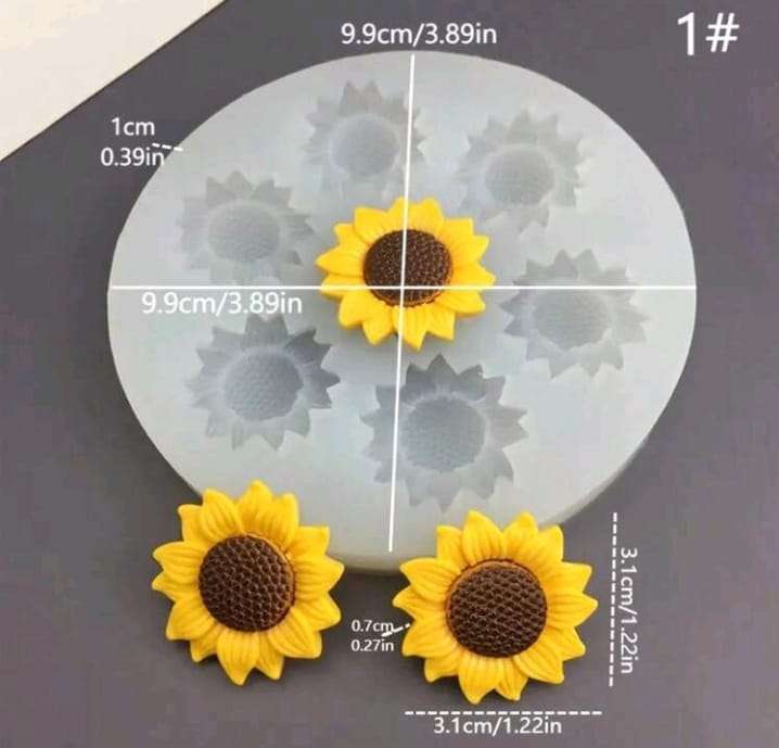 Sunflower Flower Silicone Mould