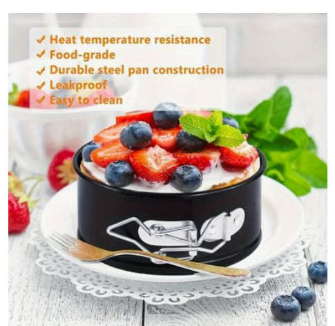 3pcs Cake Pan Mini Springform