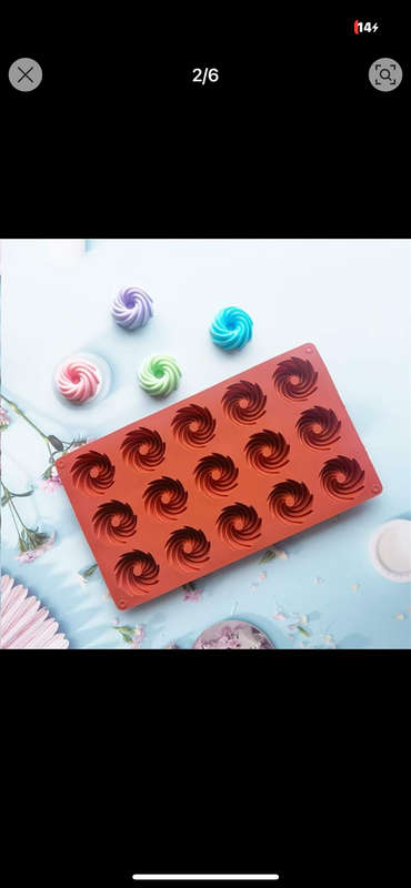 Silicone Mould Chocolate Swirl Bundt