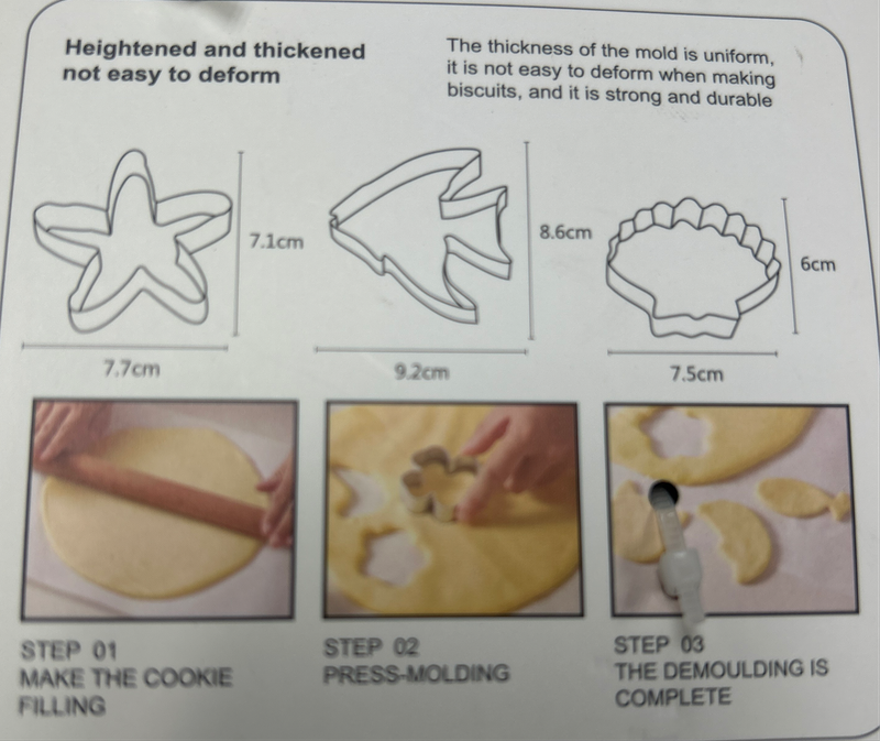 Metal Cookie Cutter Under The Sea Eotia