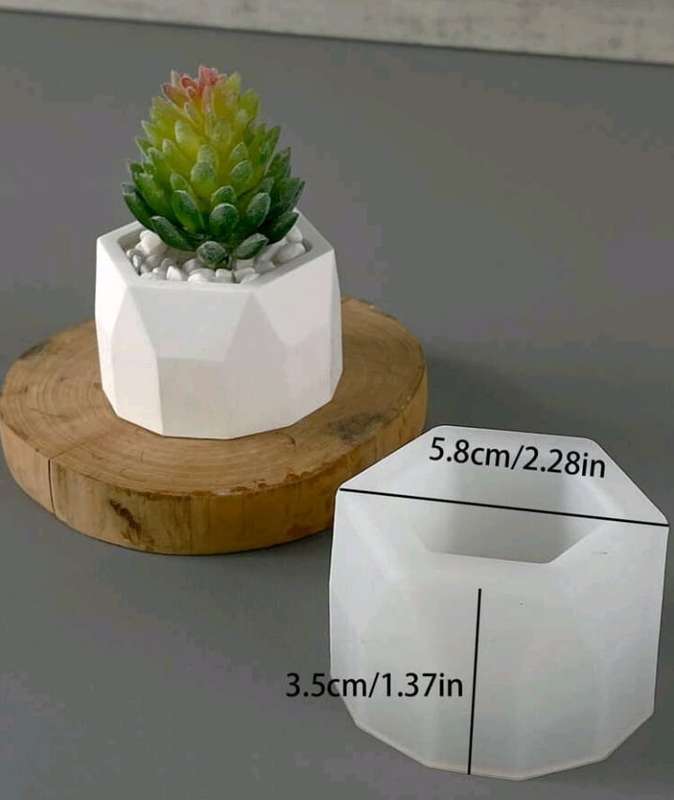 Silicone Mould  Flower Planter