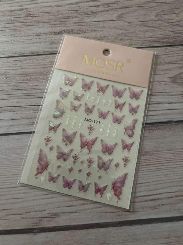 Nail Art Sticker Butterfly MO-171
