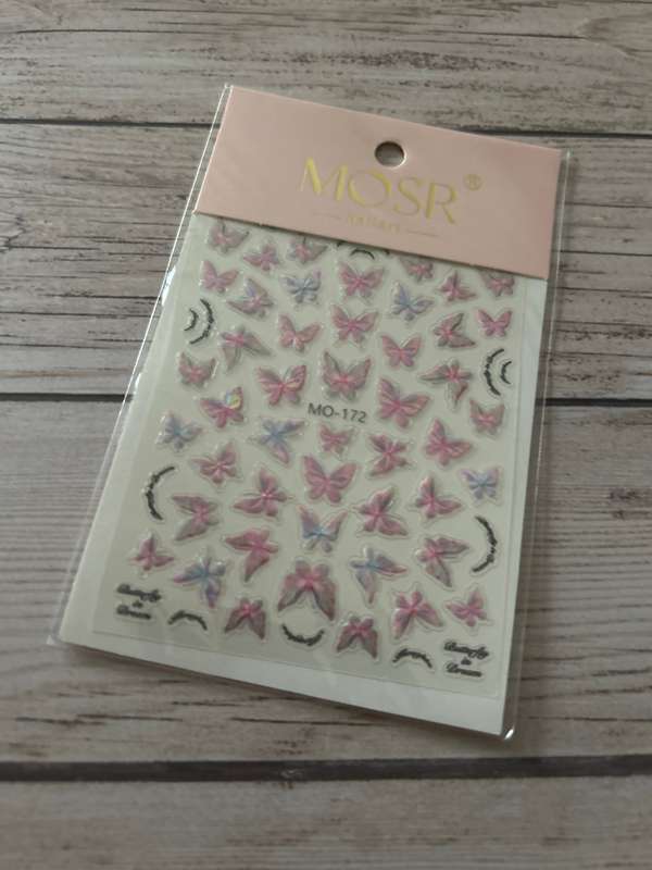 Nail Art Sticker Butterfly MO-172