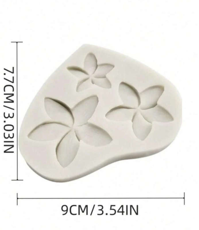 Silicone Mould Frangipani Hawaiin Flower