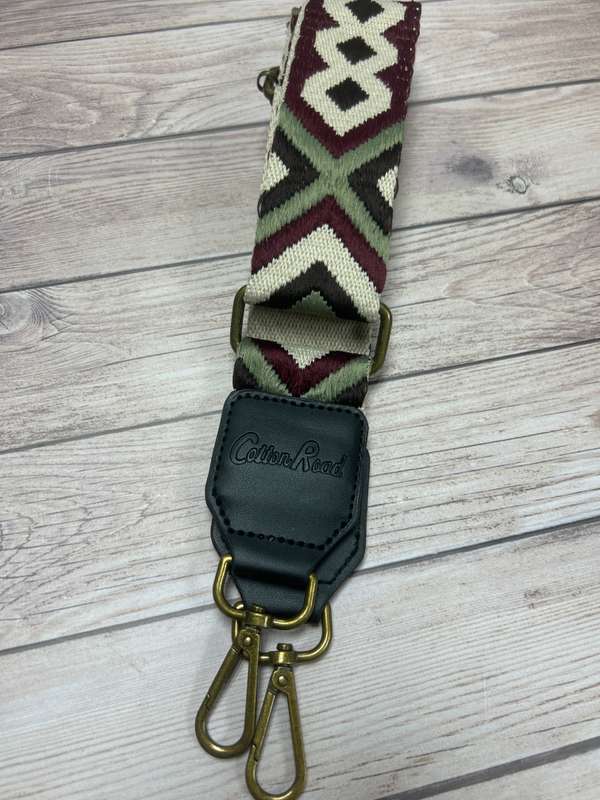 Stripe Cotton Road Crossbody Interchangeable Bag Strap