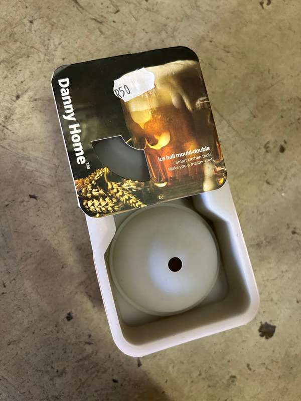 Silicone mould tray sphere Ball 2 cup, mousse pudding, 5.7cm, 6.5cm deep