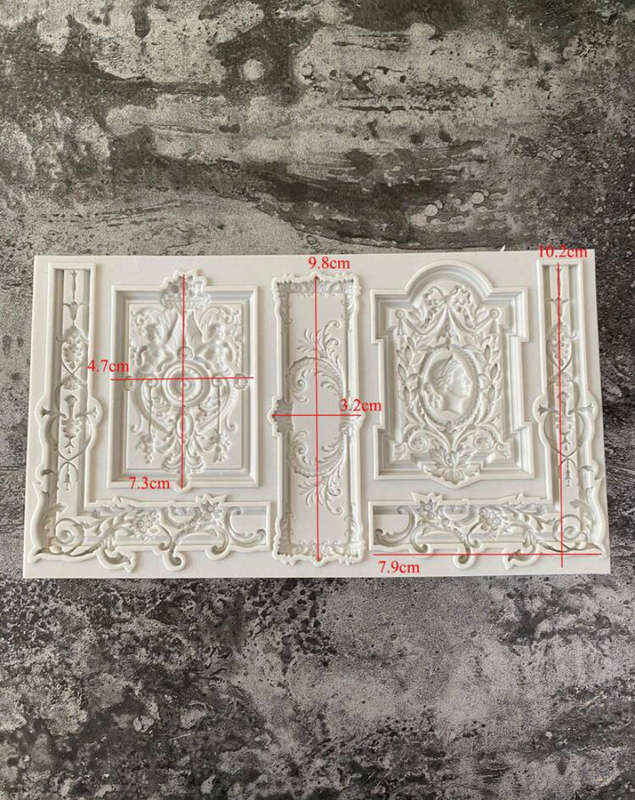 Silicone Mould  Large Embellishment Border