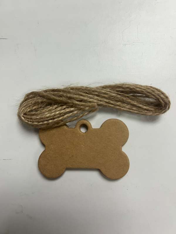 8pc Brown Gift Tag