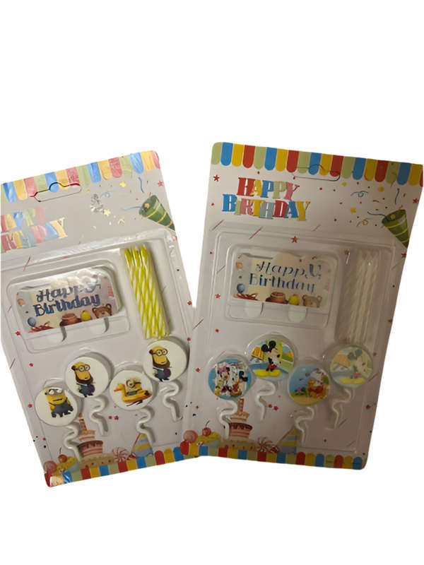 Happy Birthday Character Candle