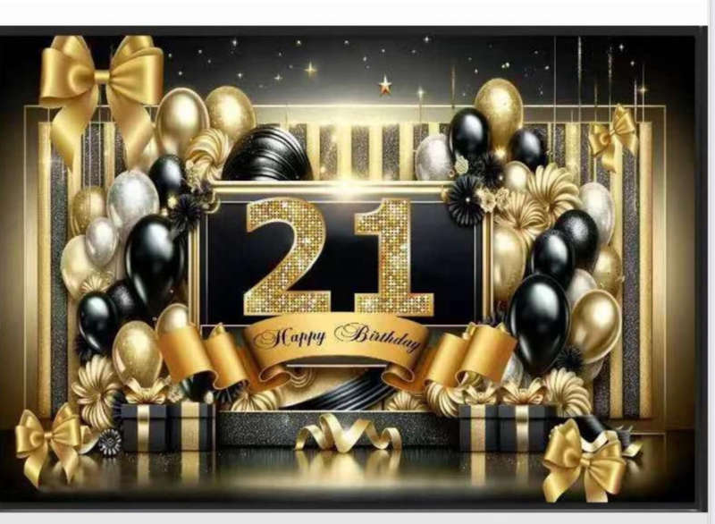 Birthday Cloth Party Backdrop 70x100cm