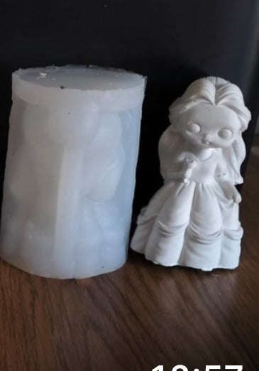 PRE LOVED Silicone Mould Girl