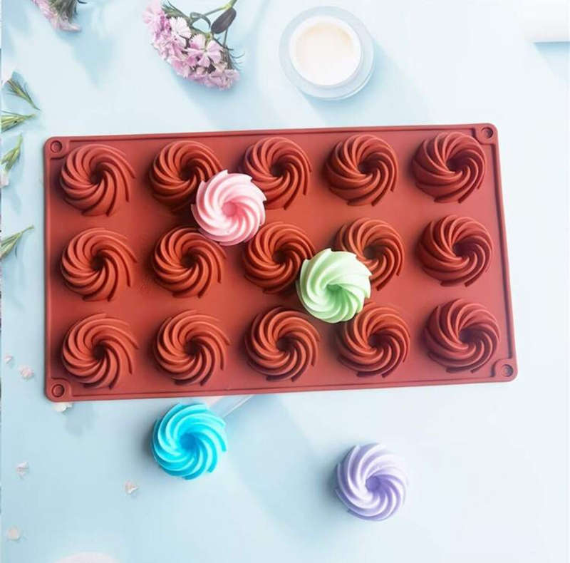 Silicone Mould Chocolate Swirl Bundt