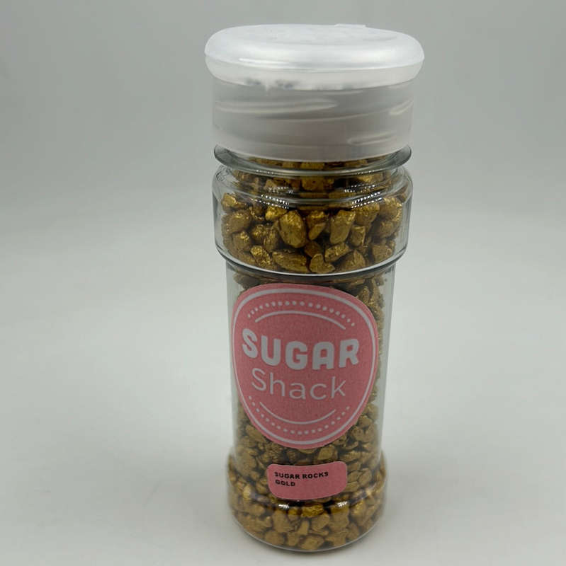 Sugar Shack Sugar Rock Crystal Metalic Gold 100g