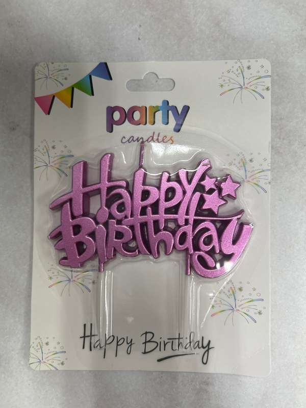 Happy Birthday Candle