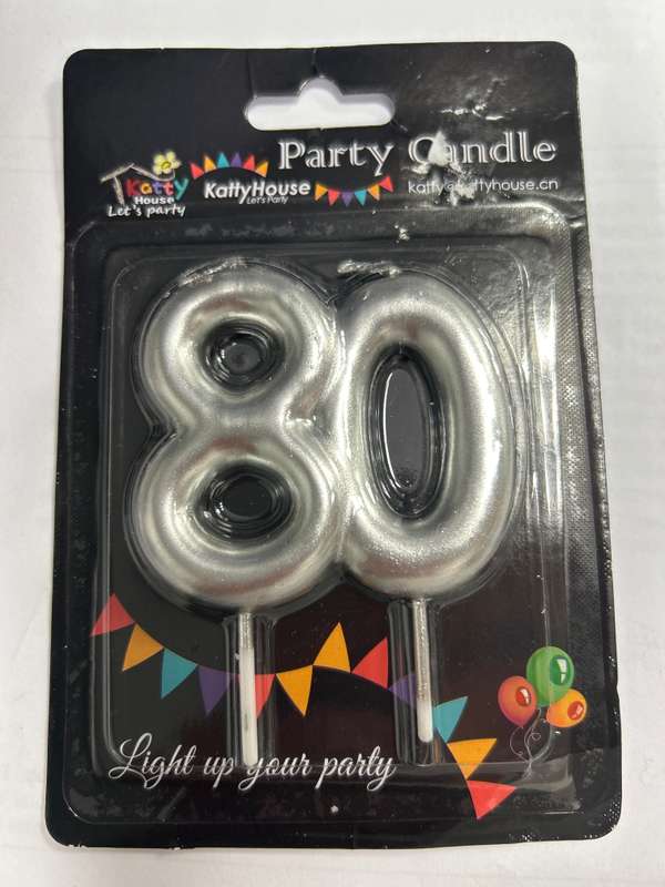 Number 70 Cake Candle