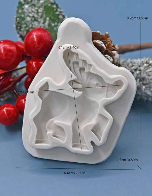 Silicone Mould Christmas Reindeer