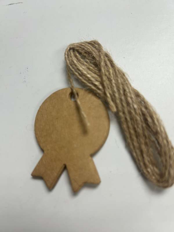8pc Brown Gift Tag