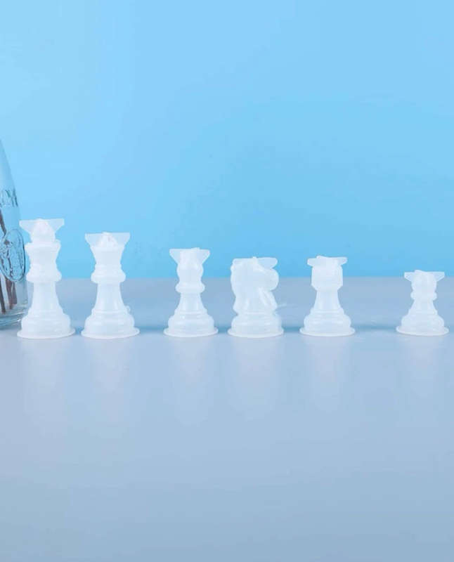 Silicone Mould Resin Chess