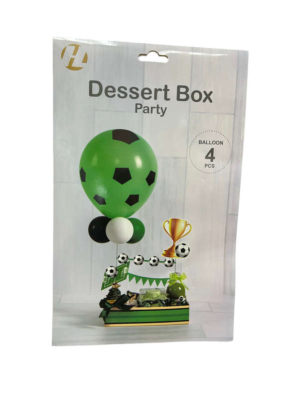 Cardboard Dessert Box Soccer