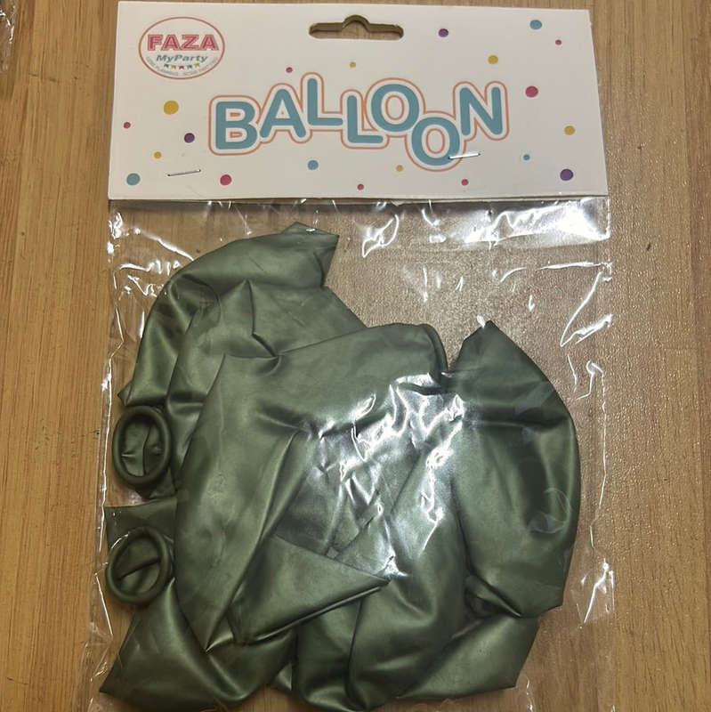 Party Balloon Olive Green 10pcs