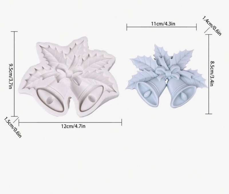 Silicone Mould Christmas Bells