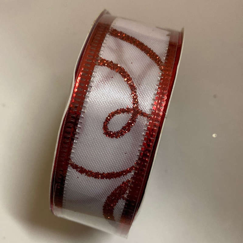B Christmas Ribbon