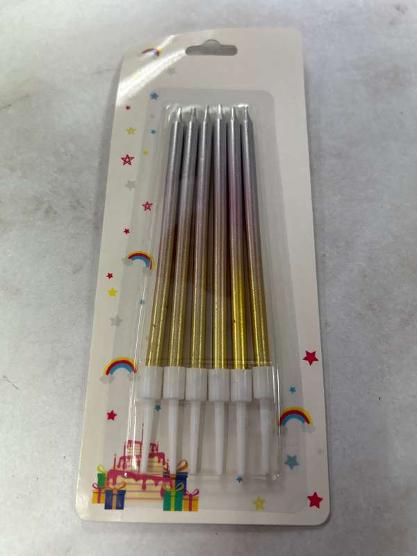 Long Cake Candle Ombre