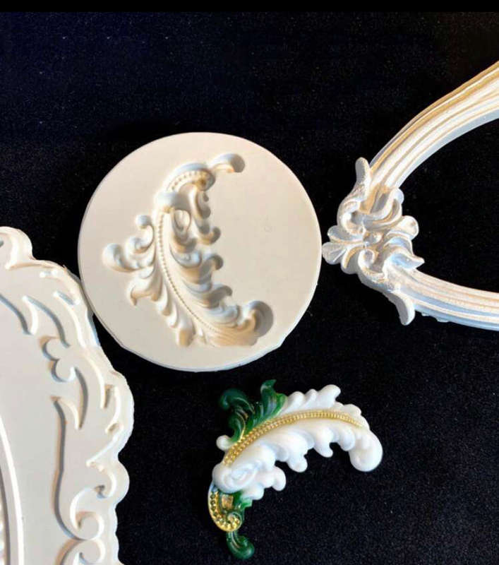 Silicone Mould Embellishment Feather